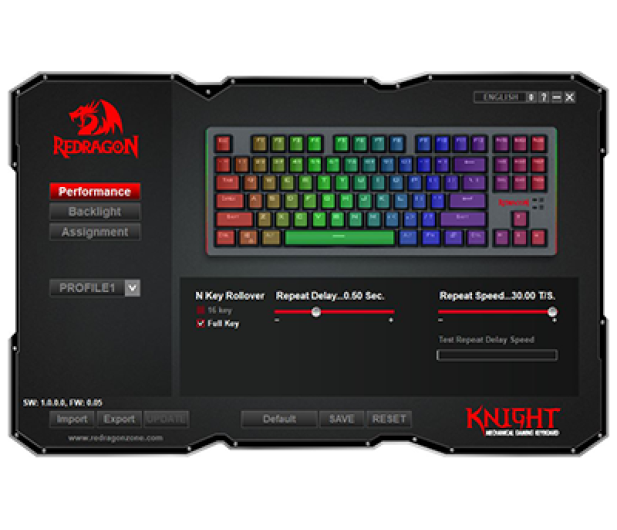 Redragon K598-KNS RGB Knight TKL - 665497 - zdjęcie 6